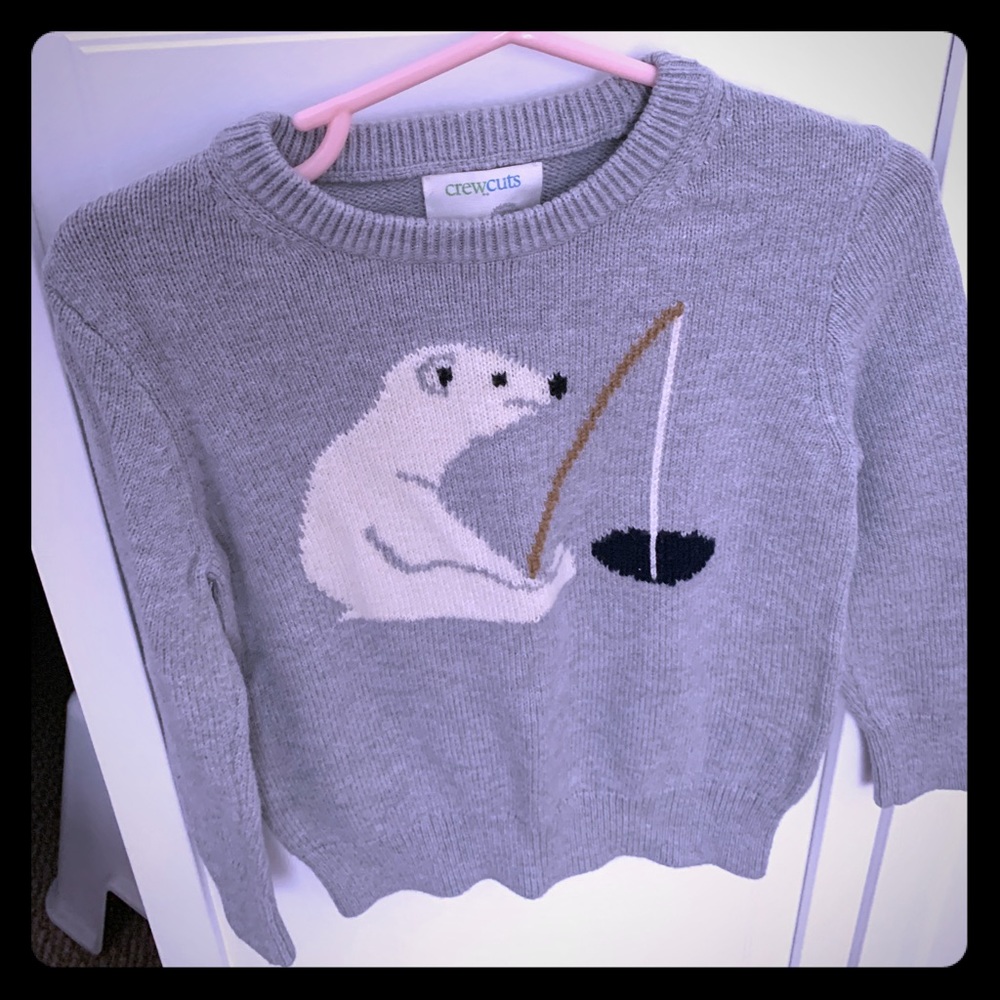 J crew toddler ice fishing sweater
